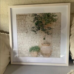 Wall art olives tree planter neutral home decor calm arrival collection wooden
